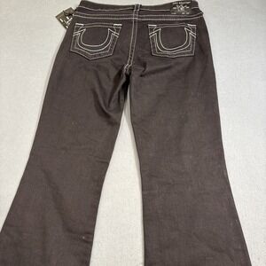 True Religion BECCA Women's 33 Mid Rise  NWT BLACK BOOT JEANS